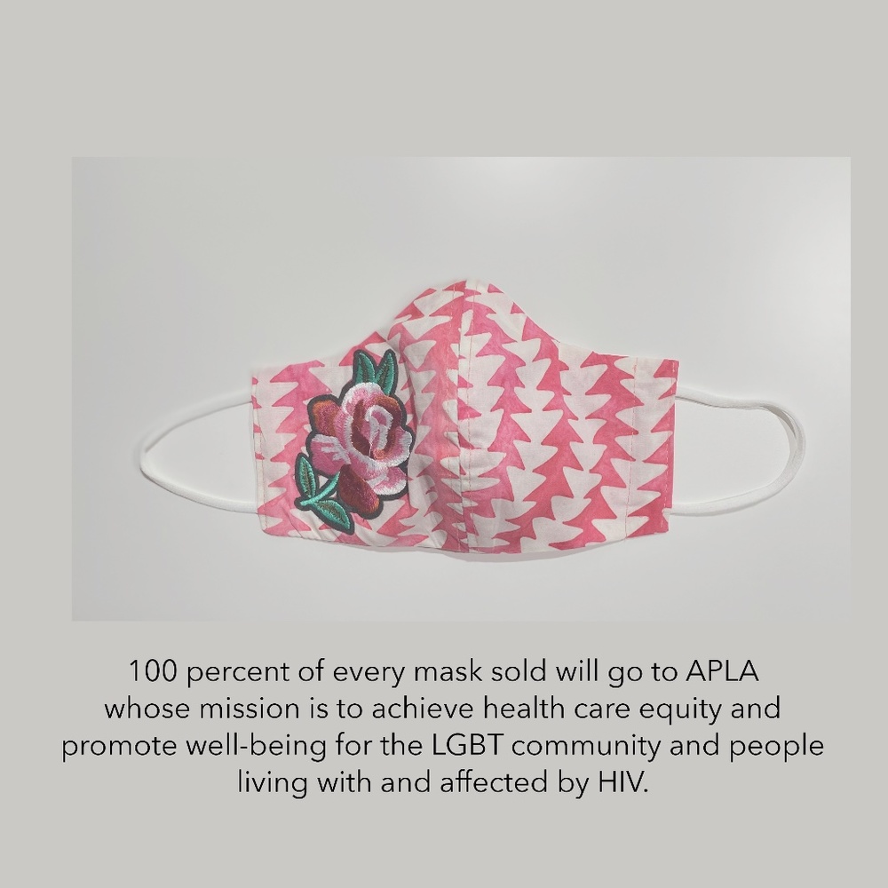 Face Mask (Reversible) Cabbage Rose